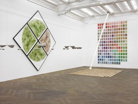 Berlin Masters 2015. Installation view. From left to right: Markus Hoffmann, Jonas Maria Droste